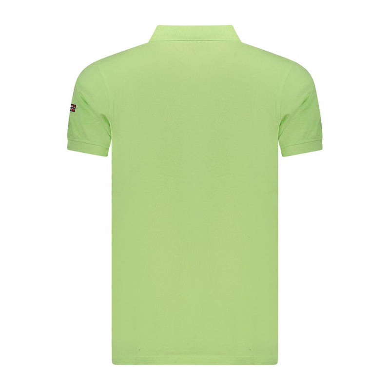 Norway 1963 Green Cotton Polo Shirt for Men