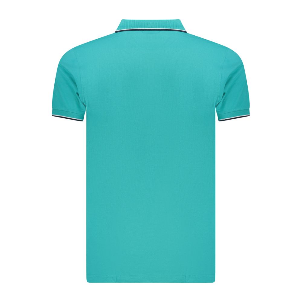 Polo Azzurro en Coton pour Hommes - Norway 1963