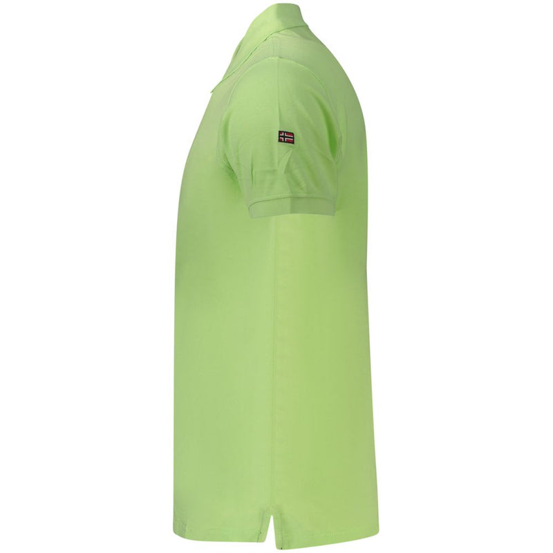 Norway 1963 Green Cotton Polo Shirt for Men