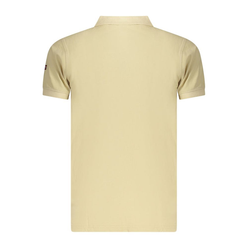 Norway 1963 Beige Cotton Men's Polo Shirt