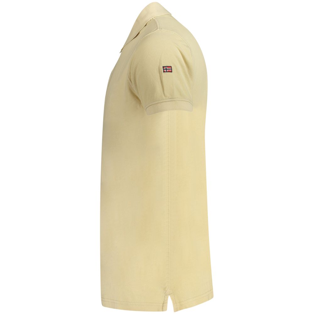 Norway 1963 Beige Cotton Men's Polo Shirt