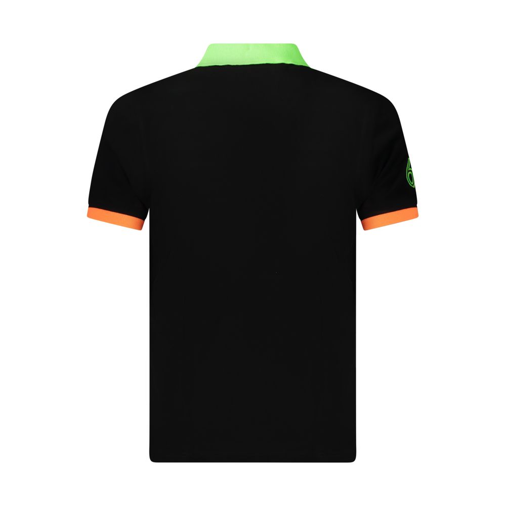 Norway 1963 Black Cotton Men's Polo Shirt - Stylish & Sporty