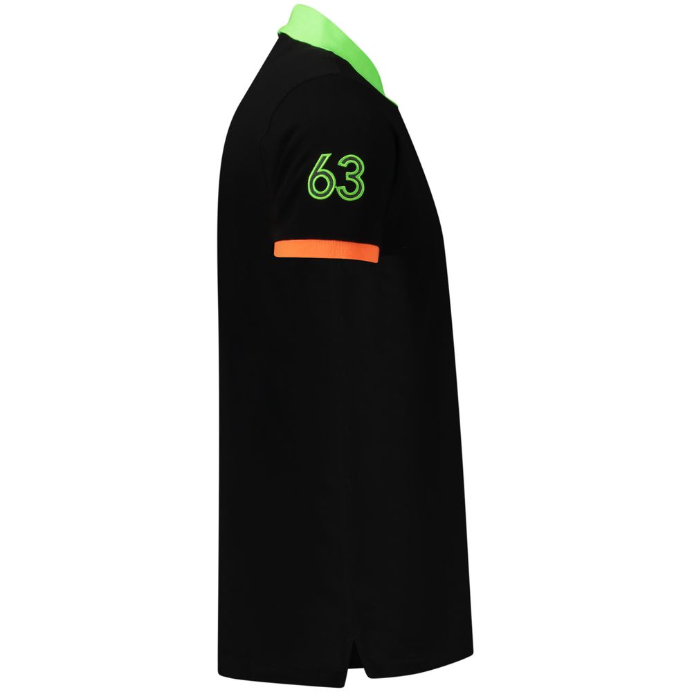 Norway 1963 Black Cotton Men's Polo Shirt - Stylish & Sporty