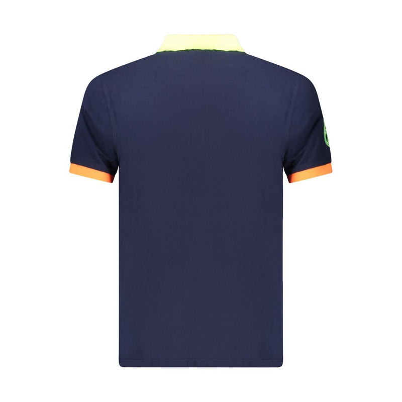 Norway 1963 Blue Cotton Men's Polo Shirt