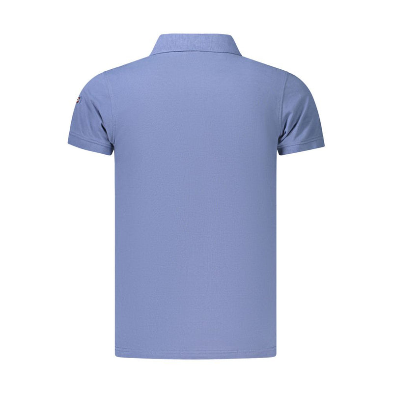 Norway 1963 Blue Cotton Men's Polo Shirt