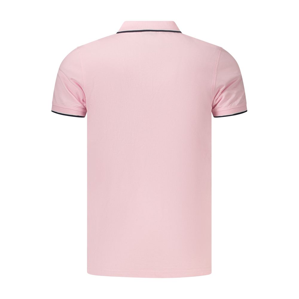 Polo Rosa en Coton pour Hommes - Norway 1963