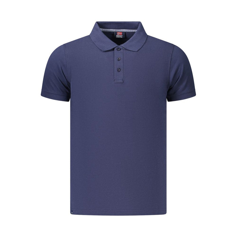 Polo Shirt en Coton Bleu pour Hommes - Norway 1963