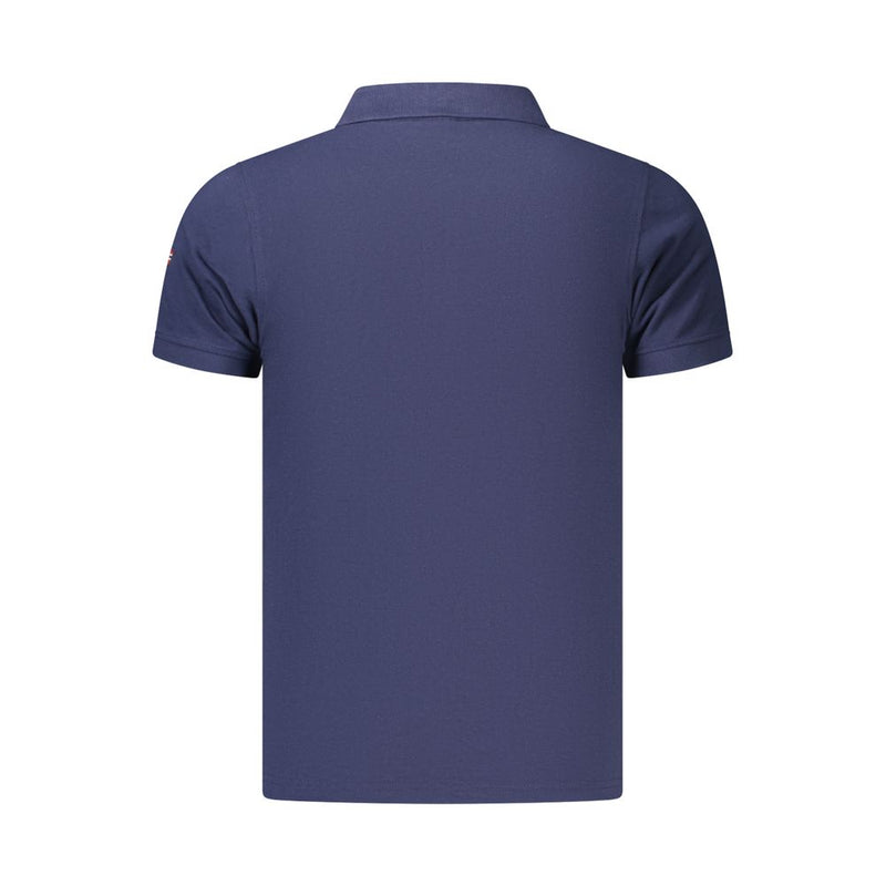 Polo Shirt en Coton Bleu pour Hommes - Norway 1963