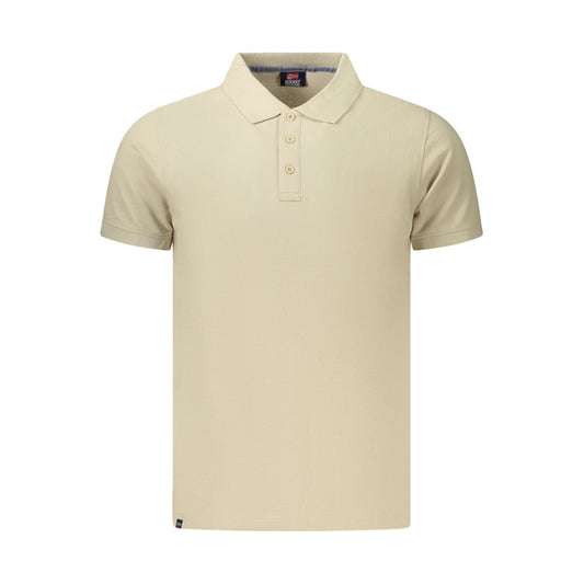 Norway 1963 Beige Cotton Men's Polo Shirt