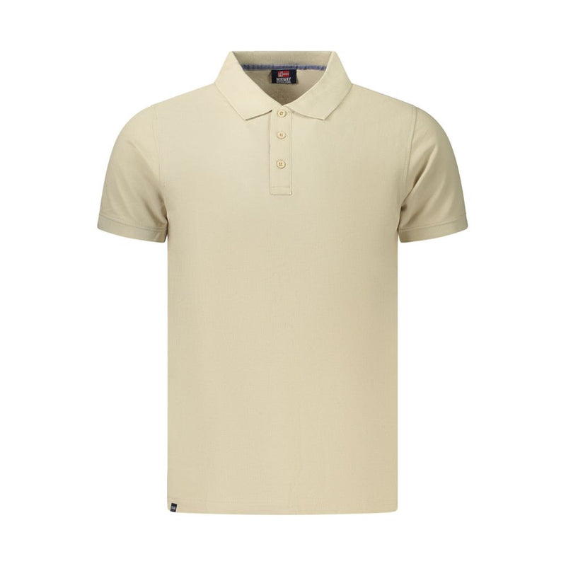 Norway 1963 Beige Cotton Men's Polo Shirt