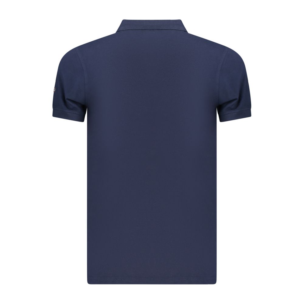 Norway 1963 Blue Cotton Men's Polo Shirt