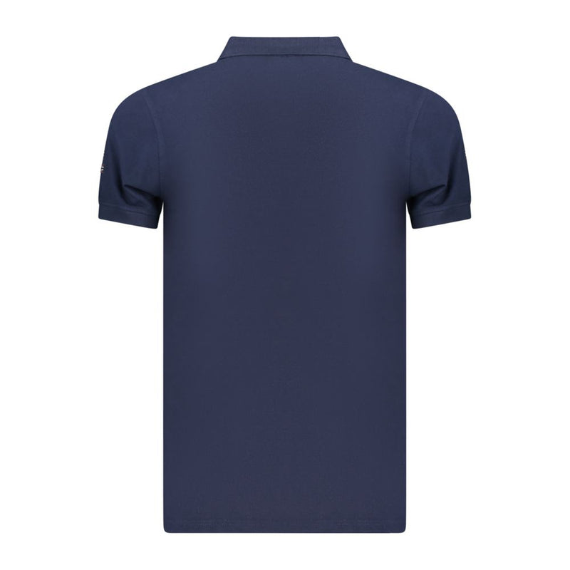 Norway 1963 Blue Cotton Men's Polo Shirt