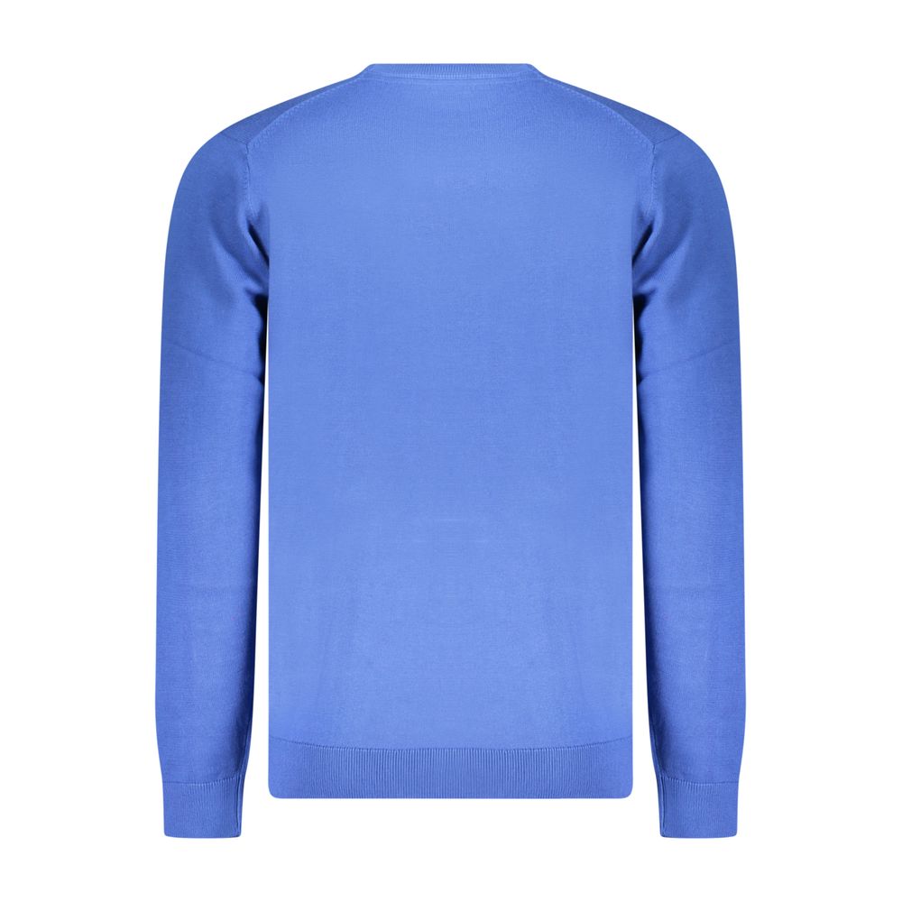 Norway 1963 Blue Cotton Men's Sweater - Stylish Comfort