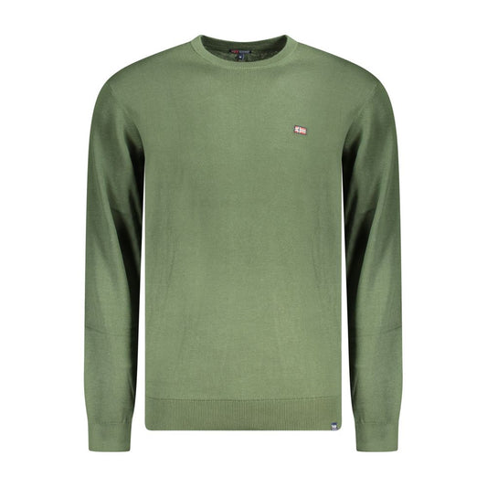 Norway 1963 Green Cotton Long-Sleeved Men's Shirt