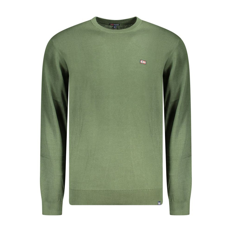Norway 1963 Green Cotton Long-Sleeved Men's Shirt