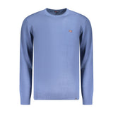 Norway 1963 Blue Cotton Men's Long-Sleeve Shirt