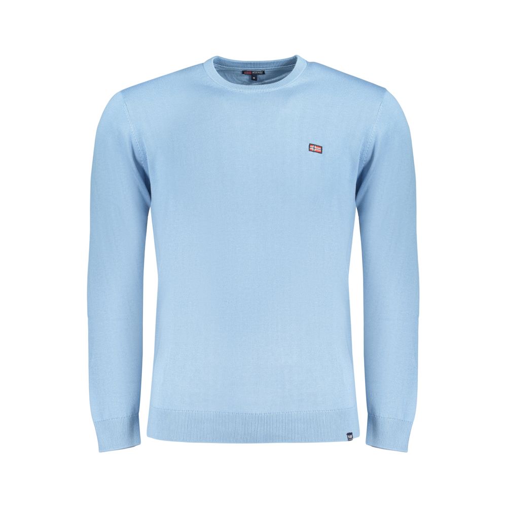Norway 1963 Blue Cotton Men's Sweater - Stylish & Comfortable