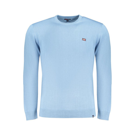 Norway 1963 Blue Cotton Men's Sweater - Stylish & Comfortable