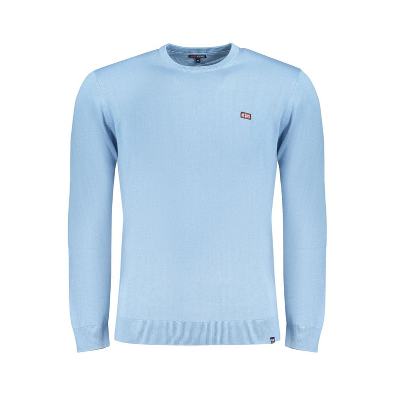 Norway 1963 Blue Cotton Men's Sweater - Stylish & Comfortable