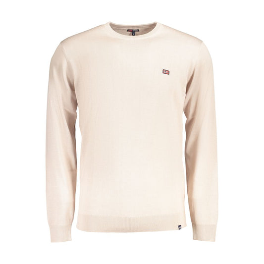 Norway 1963 Beige Cotton Men's Sweater - Luxury Style