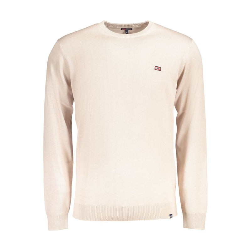 Norway 1963 Beige Cotton Men's Sweater - Luxury Style