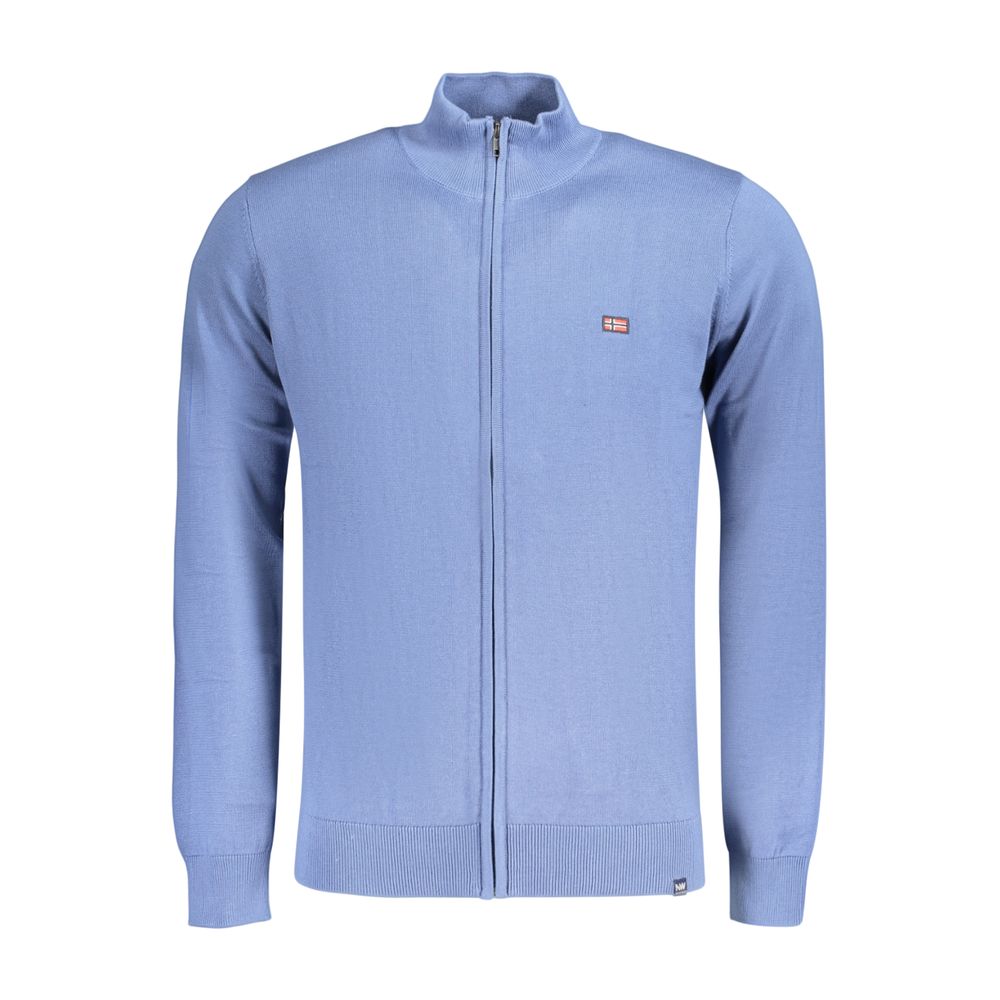Norway 1963 Blue Cotton Men's Cardigan