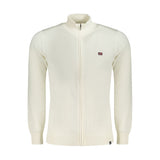 Norway 1963 White Cotton Men's Sweater - Stylish Cardigan