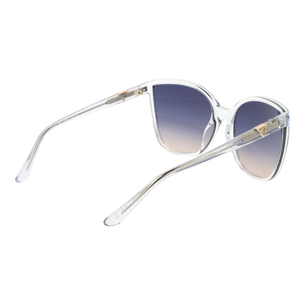 Lunettes de soleil Guess en plastique transparent