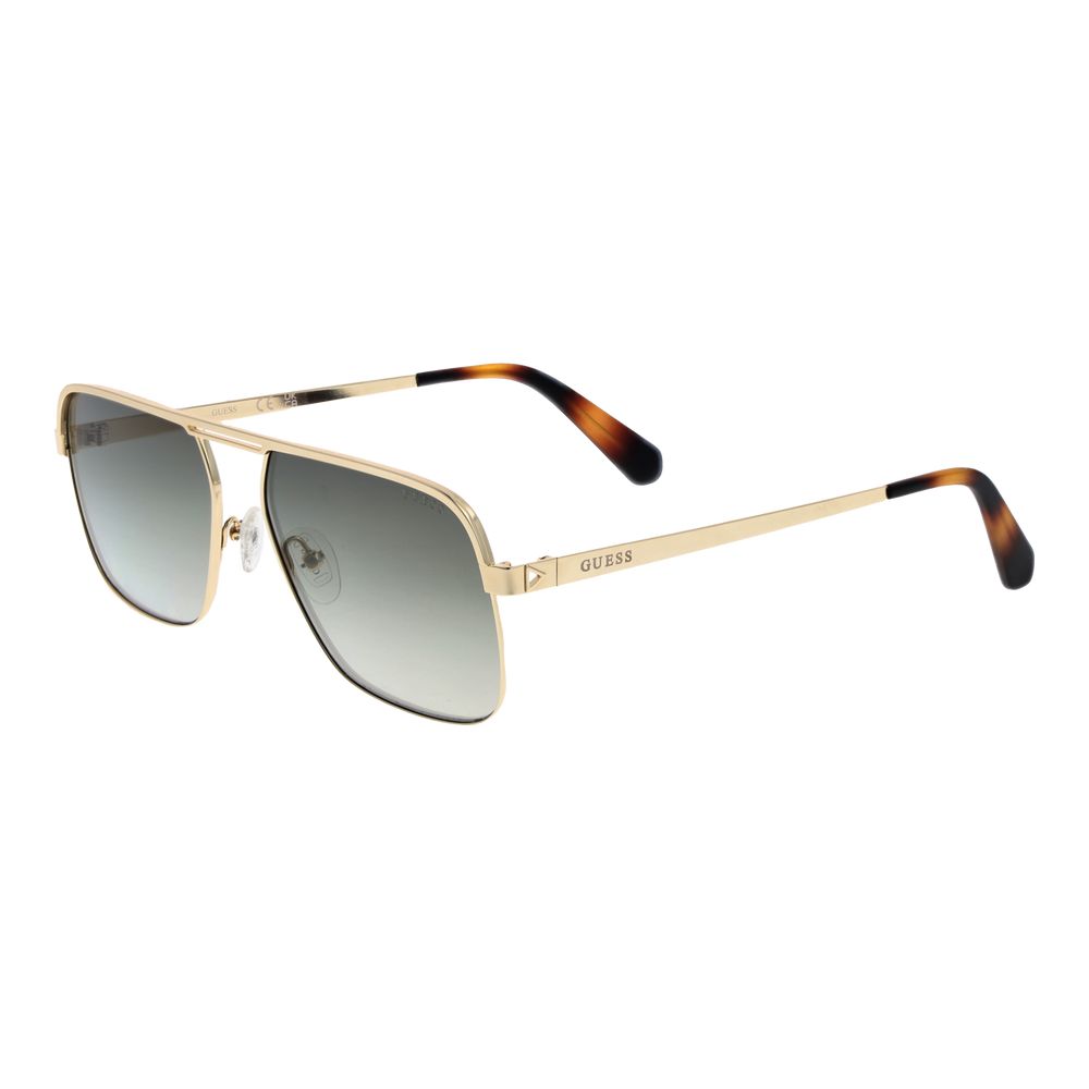 Lunettes de soleil en métal doré Guess