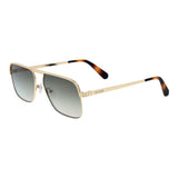 Lunettes de soleil en métal doré Guess