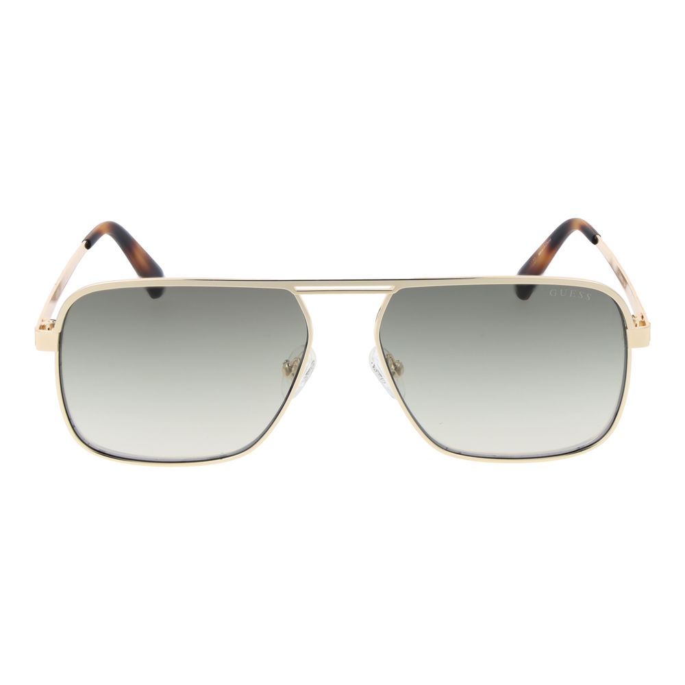 Lunettes de soleil en métal doré Guess