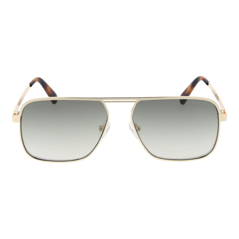 Lunettes de soleil en métal doré Guess