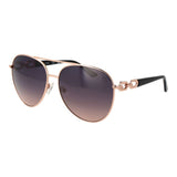 Guess Rose Gold Metal Sunglasses for Women