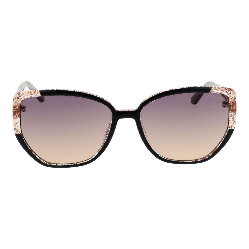 Guess Black Plastic Cat Eye Sunglasses for Women