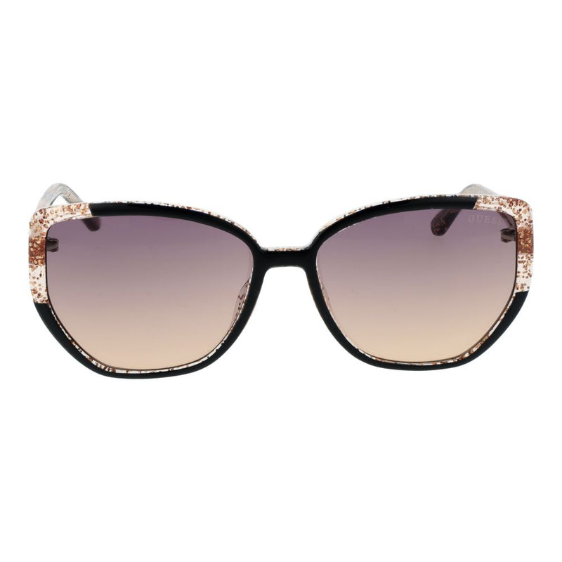 Guess Black Plastic Cat Eye Sunglasses for Women