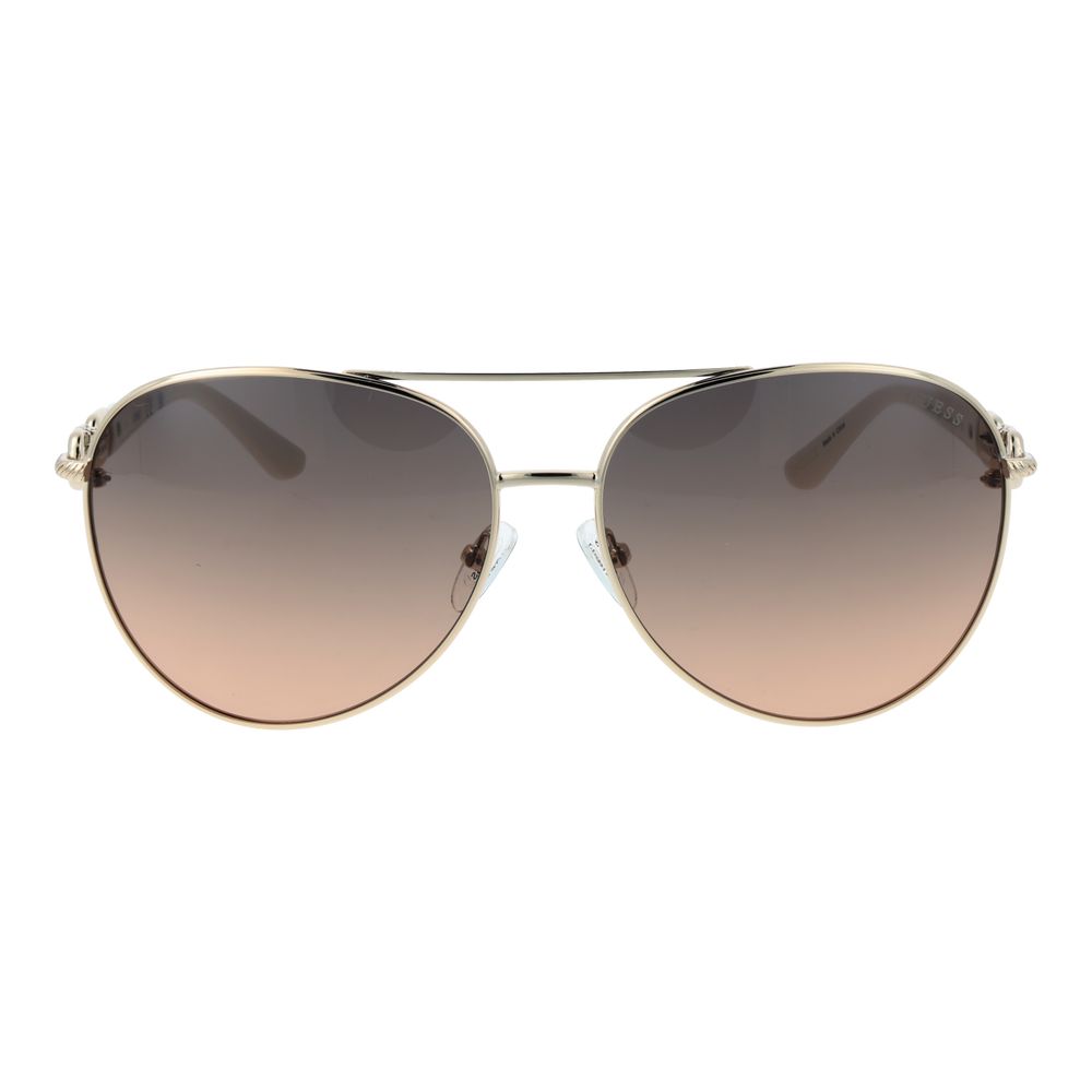 Lunettes de soleil Guess en métal doré