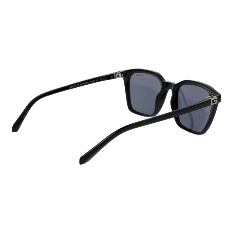 Guess Black Plastic Sunglasses - Polarized Men's Eyewear