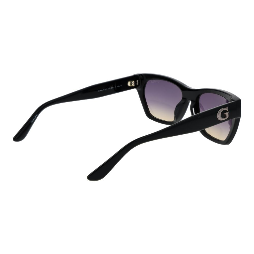 Guess Black Acetate Sunglasses - Women’s Rectangle Style