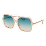 Guess Beige Acetate Square Sunglasses for Women