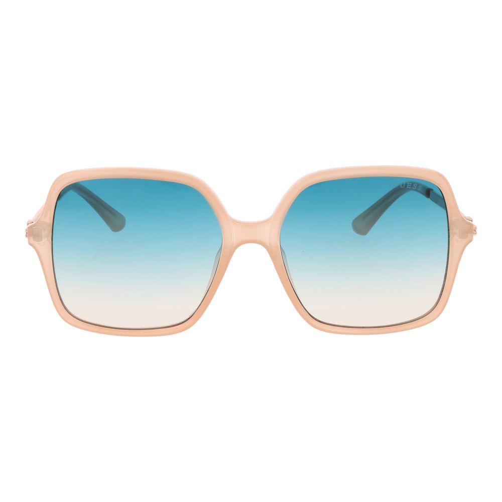 Guess Beige Acetate Square Sunglasses for Women