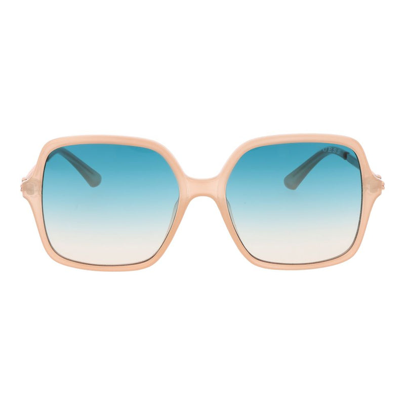 Guess Beige Acetate Square Sunglasses for Women
