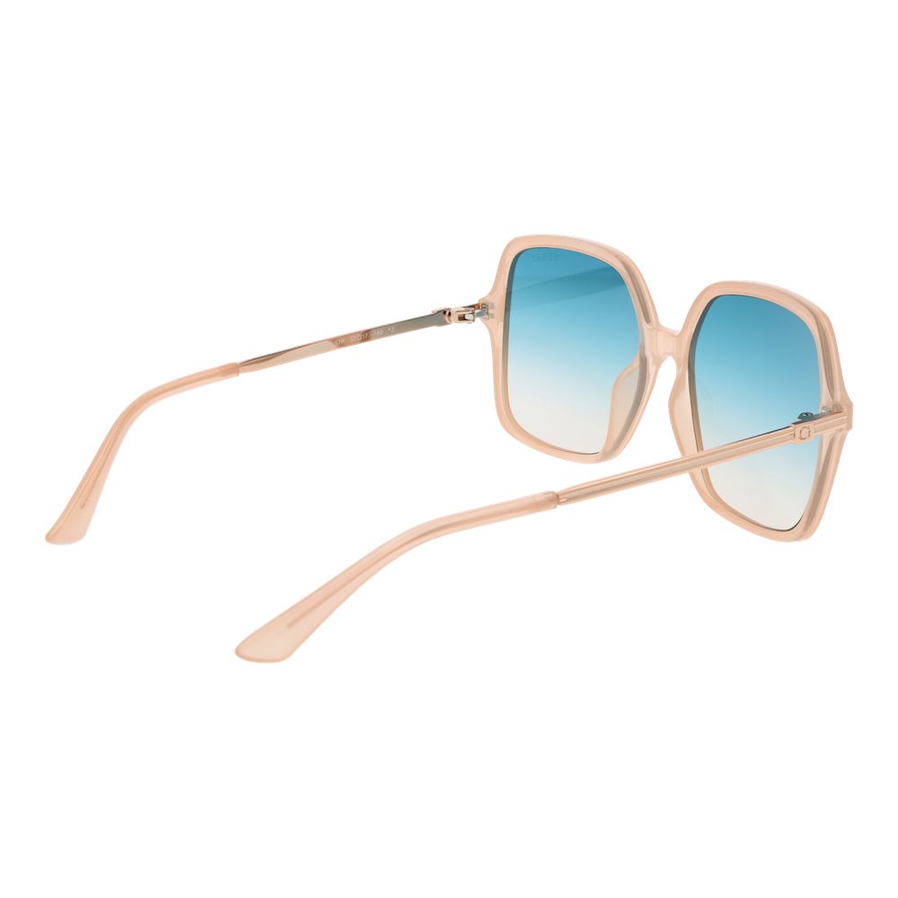 Guess Beige Acetate Square Sunglasses for Women