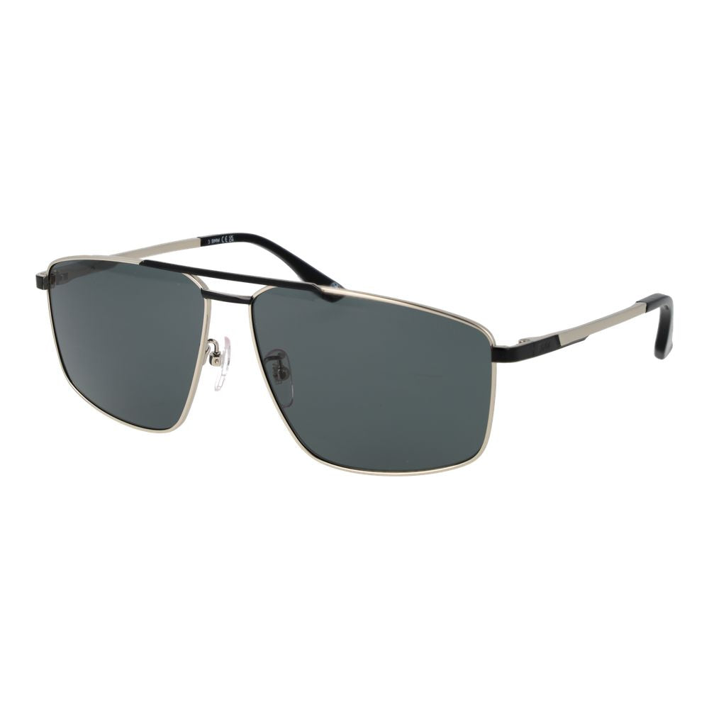 Lunettes de soleil BMW en titane argenté