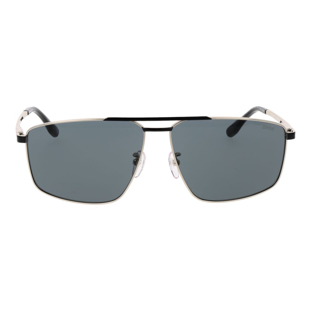 Lunettes de soleil BMW en titane argenté