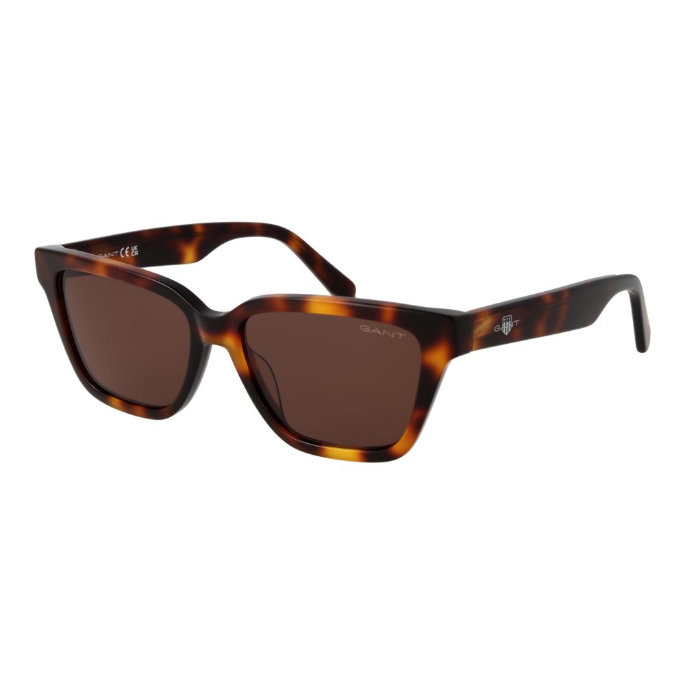 Lunettes de soleil Gant en acétate marron