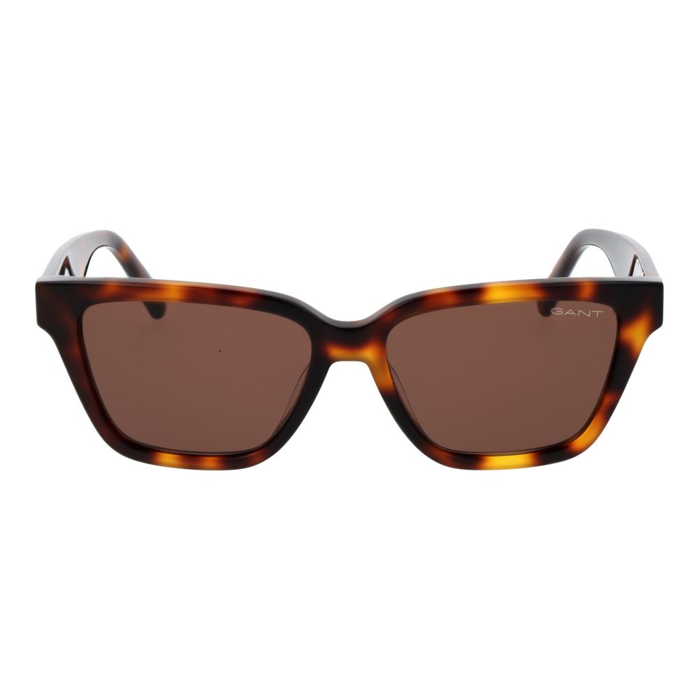 Lunettes de soleil Gant en acétate marron
