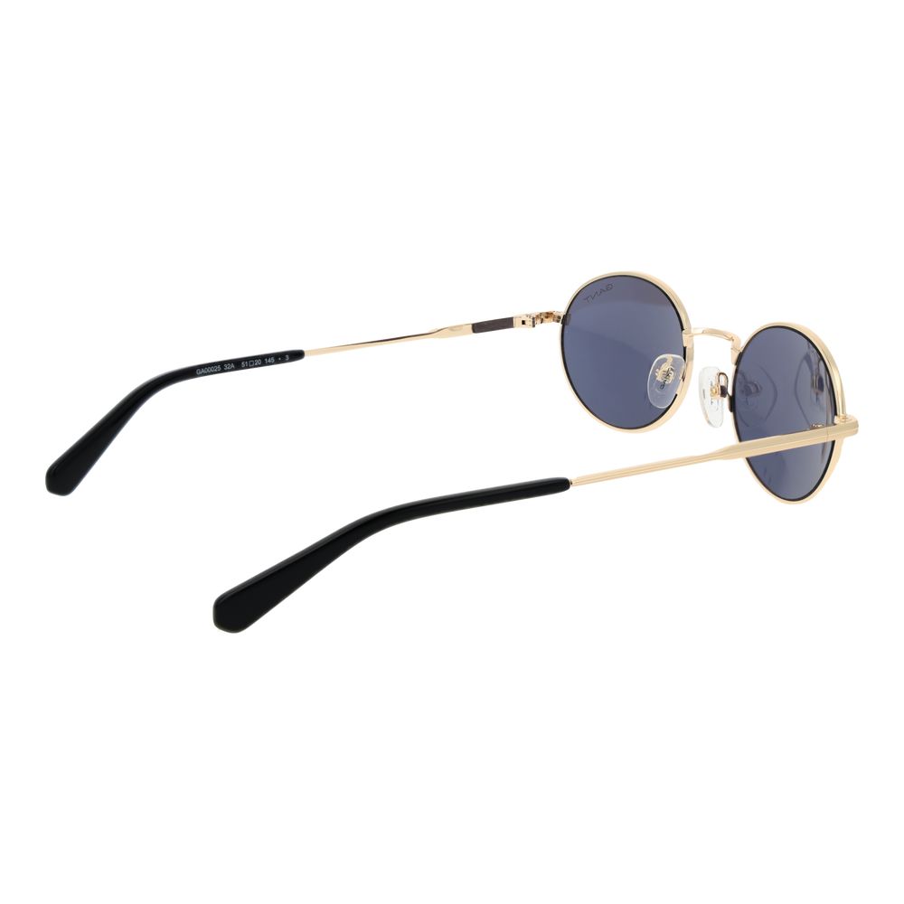 Gant Gold Metal Sunglasses - Unisex Round Frame