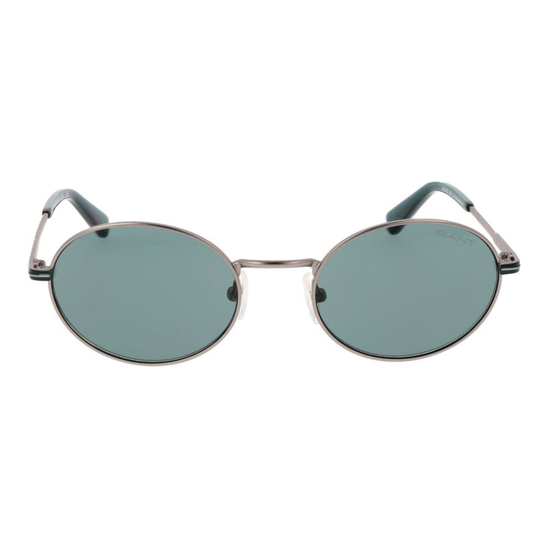 Gant Gray Metal Sunglasses - Stylish Round Frame