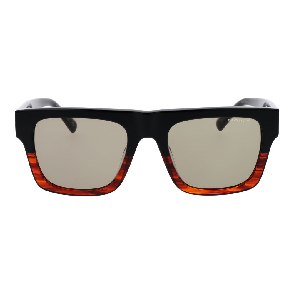 Gant Black Acetate Sunglasses for Men