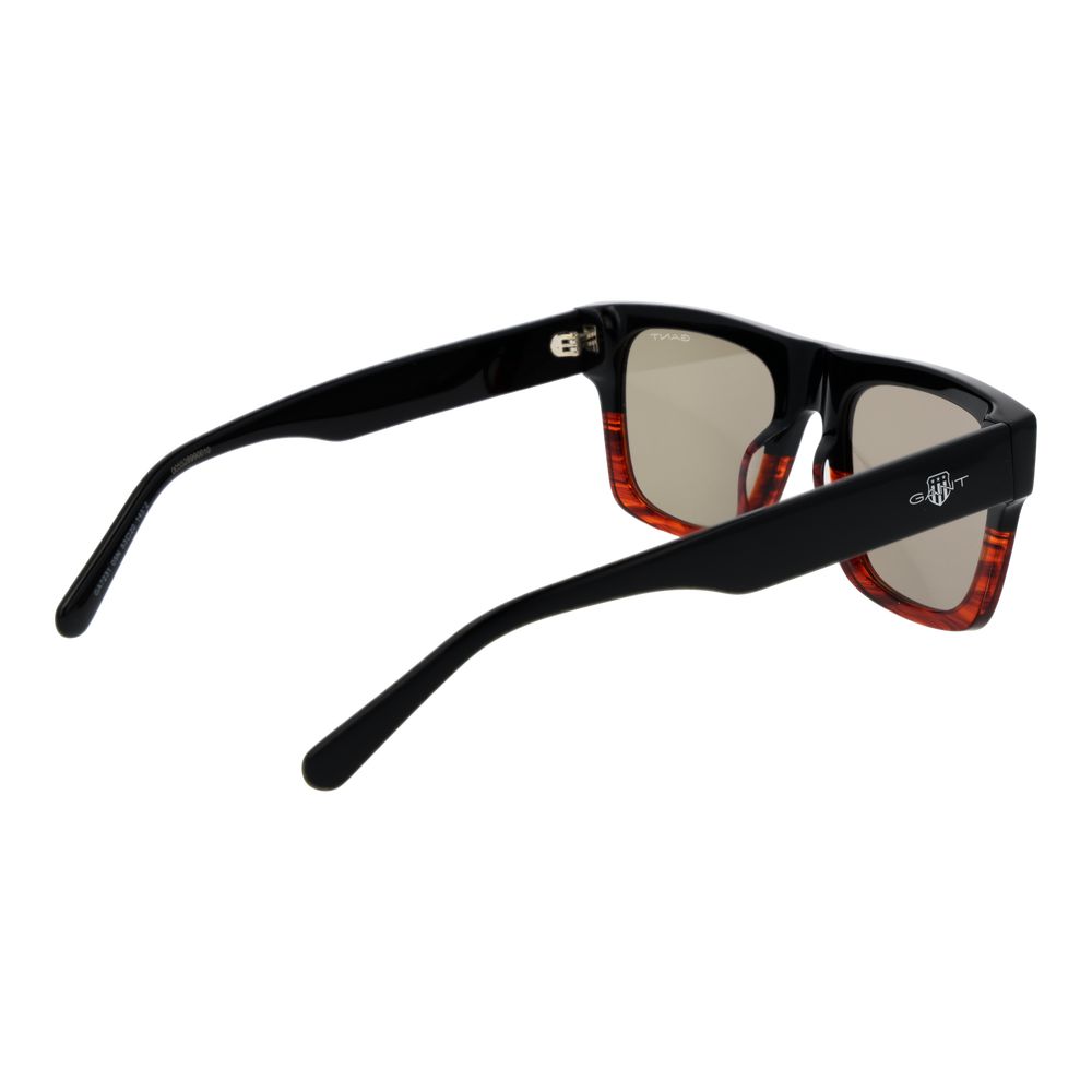 Gant Black Acetate Sunglasses for Men